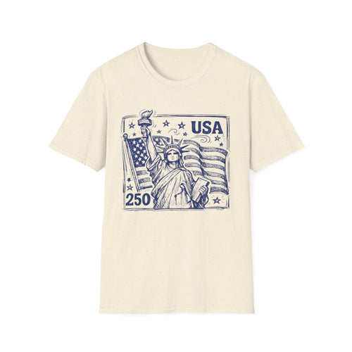 USA Statue of Liberty T-Shirt — Vintage Flag Patriotic Tee